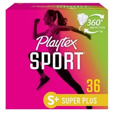 [PLAYTEX] 스포츠 슈퍼플러스 36 탐폰, 1개