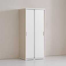 동서가구 테리클로젯 슬라이딩 800 옷장 DF926619, 화이트