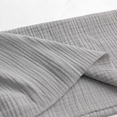 이중 더블 요루 거즈 가제 순면 손수건 스카프빕 초대형 빅사이즈 62x62cm, 1개, 1개입, [요루] 바이오워싱-그레이