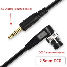 221 Canon Sony 카메라 플래시 스위치 셔터 연결 케이블에 적합한 Pixe2.5 헤드 리모콘, 01 2.5-DC0for Nikon