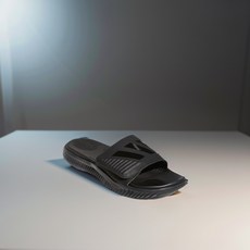 [All 정품] 아디다스 Adidas 알파바운스 슬라이드 라이프스타일 사무실슬리퍼 Core Black B41720