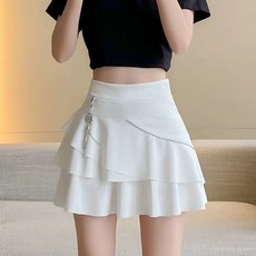 라인댄스복 라틴댄스복 차밍댄스 화이트 스커트