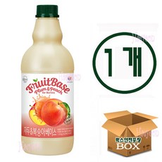 복음자리 자두&복숭아스무디 1.8kg 음료베이스, 1개, 1개입