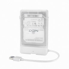 이지넷 2.5형 SATAIII SSD/HDD 케이스 NEXT-425U3, 1개