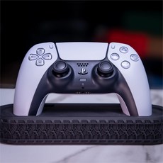 3D打印輪胎紋理 遊戲手柄支架 PS5/XBOX 底座 展示架 桌面收納, 1個, 手柄支架【PS5手柄專用】,中國紅-紅色