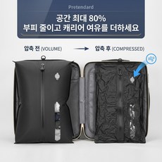 진공 압축팩 대용량 방수 방습 휴대용 여행 수납 파우치 공간절약, 1개, 1개입