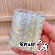 嚴選牛皮紙果凍膠 50片/包, 1個, 精選黃膠 M 一包50片型號183