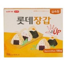 롯데 장갑 알뜰형(24x27x100매), 1개, 1