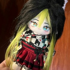 原神 提納裏 20cm 棉花娃娃 高溫絲頭髮, 1個, 燒酒體30cm【無骨】裸娃