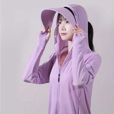 여자 엄마 중년 여성 등산 여름 쿨링 후드 냉감 점퍼 한필몰