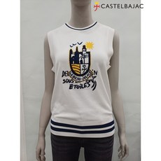 까스텔바작_여성 **강력추천** 가을 엠블럼 포인트 니트베스트_BGEFSV502_WH_NC유성점