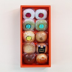 합격떡 수제팥 찹쌀떡만주세트 10구 명절선물, 종이가방 주문갯수만큼, 순차 배송해주세요, 포장X, 1