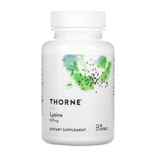 Thorne L-라이신 캡슐 60정 / 영양제 비타민 / 고함량 고효능, 1개