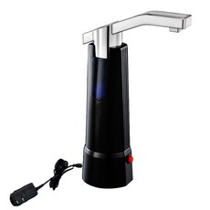 美能迪電動抽水器 純凈水自動上水器 有線桶裝水抽水器, 插電使用 經典黑, 1個