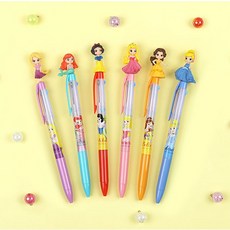 디즈니 프린세스 3색 마스코트 볼펜 (6 option), 백설공주