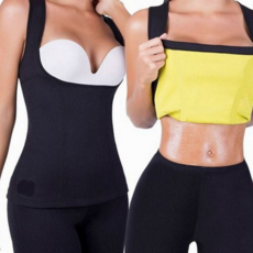 네오프렌 땀복 운동용 조끼 상의 네오프렌 운동복 내의 다이어트 스포츠 코르셋 여성 웨어 관리 복대 복부