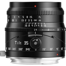 TTArtisan 35mm F1.4 틸트 렌즈 APS-C 대형 조리개 수동 렌즈 (RF 마운트)