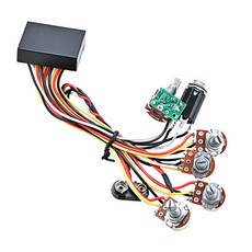 액티브 베이스 픽업 베이스 기타 일렉트릭 베이스 프리앰프 회로 픽업 교체품