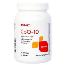 GNC 健安喜 CoQ-10 100mg 軟膠囊, 1個, 60錠