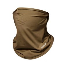 RANGE TAC 雙層加厚保暖圍脖 抓絨防寒面罩 保暖頭套 護頸脖套 防風騎行面罩, 1個, 駝色, 駝色