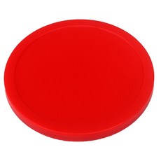 5Pcs 홈 에어 하키 퍽 플레이룸 게임 테이블용 플라스틱 하키 퍽, 빨간.