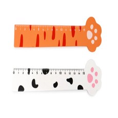 올바이 고양이발 자 자15CM, 화이트