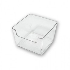 미니 소형 9칸 서랍 소품 사무실 데스크 책상 화장대 정리 투명 수납함 박스 정리함, 1개, 화이트