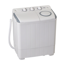 IDEAL 愛迪爾 4.2公斤雙槽迷你洗衣機-PP上蓋系列 灰色/紫色 雙色任選, E0731-G