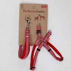 SB수빈스토어 X반도 셋트 중15mm 색상랜덤 중형견하네스 강아지리드줄 애견하네스