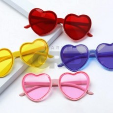 마켓그리드 컬러 하트선글라스 파티선글라스