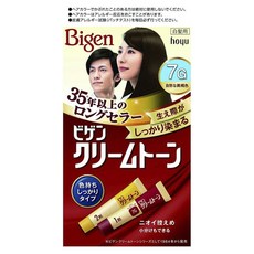 hoyu Bigen 柔霧染髮霜, 1個, 7G自然深棕色