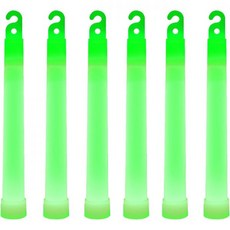 30개 초강력 밝기 글로우 스틱 대량 구매 파티 캠핑 비상등 및 생존 키트용 다용도 12시간 지속, Green, 30 Pack