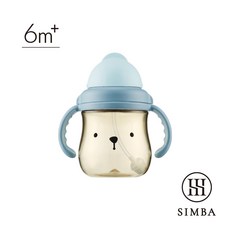 小獅王辛巴 Simba 替換吸管, 1個, 好樂飲防漏滑蓋學習水杯【安安藍)】