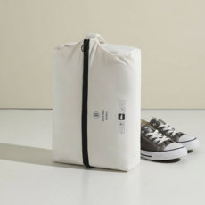 굿도우 1+1 여행 필수템 신발 수납 파우치 백, 1개, A.화이트