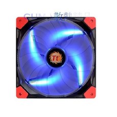 Tt 曜越 Luna 12公分 一體成形 防震橡膠墊 LED風扇 (白/藍/紅) 光華CUMA散熱精品, 紅光, 1個