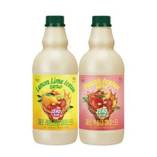 대상 복음자리 제로 1.47L 레몬 라임+복숭아 아이스티 음료 베이스