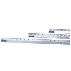 알루미늄 컷팅자 30cm 사무용 학생용 안전 절단 제도용품 알루미늄자 30cm자, 1개, 실버