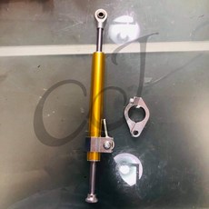 CJ 長阻尼電動滑板車機車防甩頭，提升騎乘穩定性與舒適度, 1個, 金 Gold