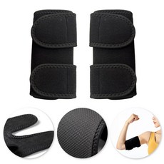 도나토르 스포츠 팔뚝 압박밴드 피트니스 헬스2p, 블랙, 2개