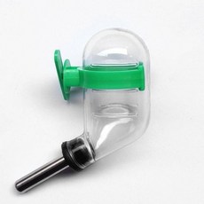 햄스터 물 디스펜서 급수기용품 고슴도치급수기 햄스터급수기 햄스터먹이 소동물급수기, 그린 057830DC, 그린 057830DC