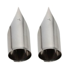 2Pcs 인체공학적 재봉 핑거 코너 터너 스테인리스 스틸 원단 뒤집기 보조 도구, L