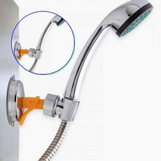 쌍문상회 흡착 샤워기걸이 홀더 거치대 무타공 욕실 다용도 40872EA, 흡착식 B형