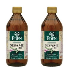 에덴푸즈 세서미 오일, 2개, 473ml