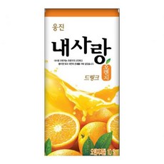 오렌지주스테트라팩 내사랑드링크 185ML x 24, 24개