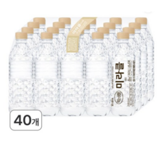 미라클 샘물 무라벨, 40개, 500ml
