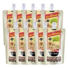헬시브로스 프리미엄 육수 반려동물 보양식, 소고기+황태, 180ml, 10개