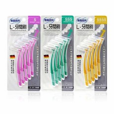 Jim購物 牙線棒 奈森克林 L型牙間刷 (8入/卡) 牙籤刷 牙線, 1個, SSSS, 1個裝, 1mm