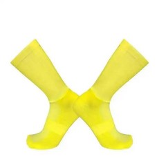 사이클링 여름 통기성 양말 남녀 로드 바이크 미끄럼 방지 실리콘 심리스 에어로, 3. Yellow