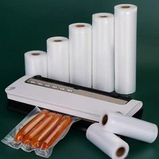 真空保鮮食物卷袋 透明 尼龍PA 聚乙烯PE七層共擠 10cm*5m, 1套, 1套