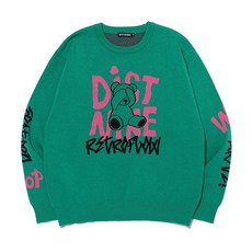 레트로 테디베어 자카드 니트 LP4SU850_045